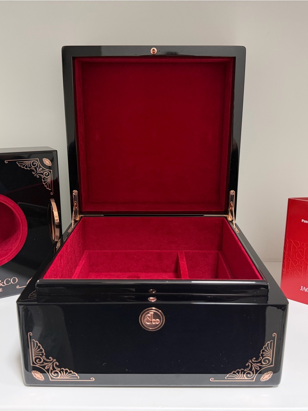 Jacob & Co Casino Tourbillon Authentic Watch Box Presentation Case Bag RARE